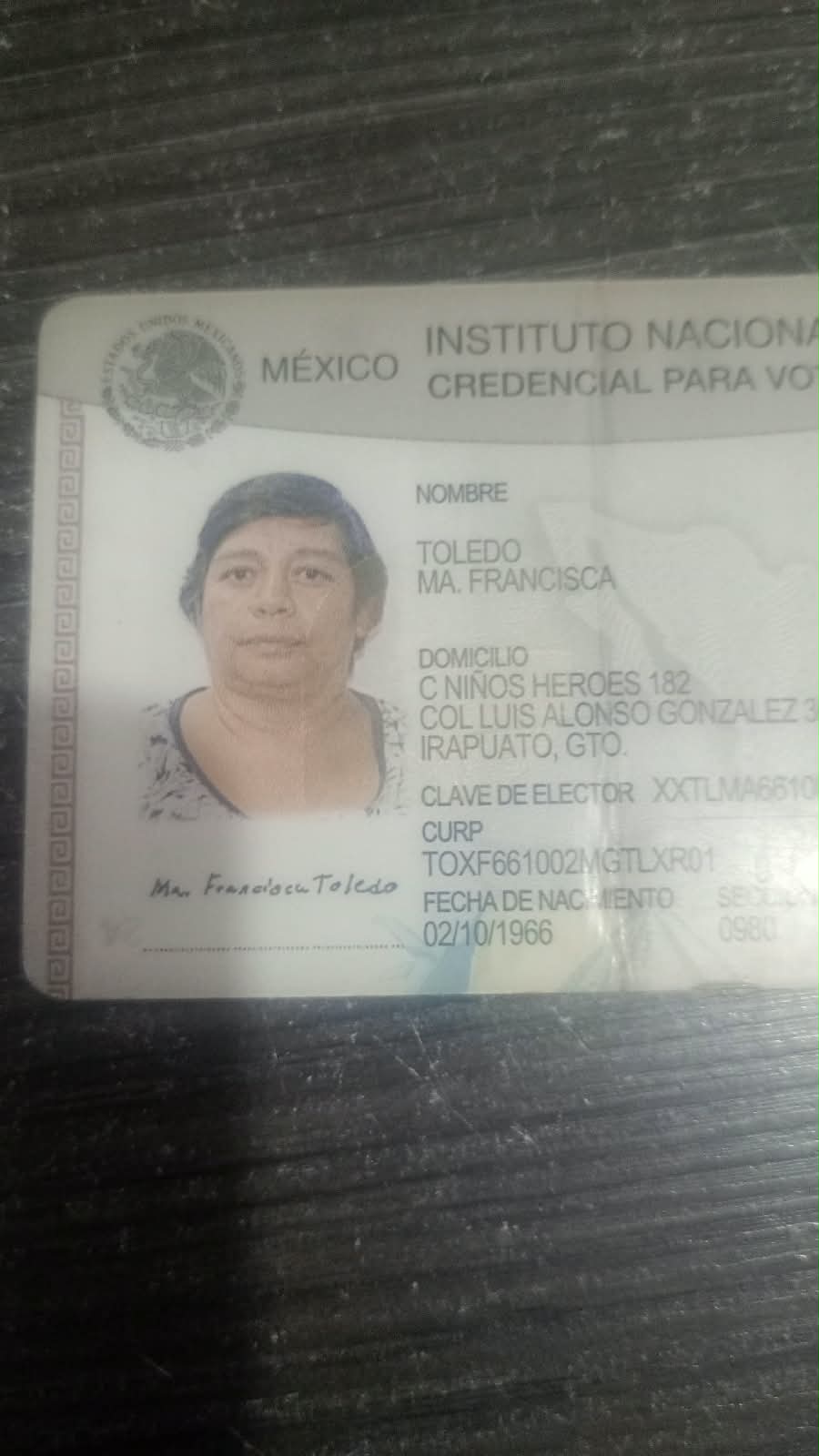 Ma. Francisca toledo